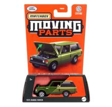Peças móveis Sculpture Matchbox 1975 Range Rover Green