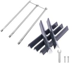 Peças para grelhar QuliMetal Weber, queimadores de 28 cm, barras aromatizantes de 57 cm