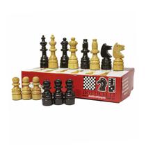 Peças para Jogo de Xadrez em Madeira Nobre Rei com 8cm - cod.120 Peças para Jogo de Xadrez em Madeira Nobre Rei com 8cm - cod.120