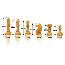 Peças para Jogo de Xadrez Oficial em Madeira Rei Botticelli Peças para Jogo de Xadrez Oficial em Madeira Rei Botticelli