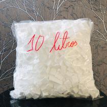 Pedaços de Isopor Cubos e Tiras P/ Enchimento Puff 10 Litros