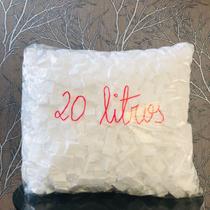 Pedaços de Isopor Cubos e Tiras P/ Enchimento Puff 20 Litros