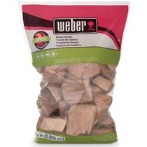 Pedaços de Madeira Weber Maçã 1,8 kg para Defumar e Churrasco Pedaços de Madeira Weber Maçã 1,8 kg para Defumar e Churrasco