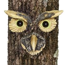 Pedaços para decoração de quintal 'Owl Face' Tree Hugger