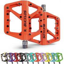 Pedais de bicicleta BUCKLOS MTB Nylon 9/16 12x12x4cm Laranja Pedais de bicicleta BUCKLOS MTB Nylon 9/16 12x12x4cm Laranja