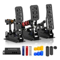 Pedais de Simulação de Corrida SIMSONN Plus X Hidráulicos para PC Pedais de Simulação de Corrida SIMSONN Plus X Hidráulicos para PC