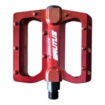 Pedais Plataforma Brutus Flat 9/16 Rosca Grossa Mtb DH Enduro Alumínio Absolute