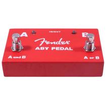 Pedal ABY Pedal Footswitch Fender Vermelho Pedal ABY Pedal Footswitch Fender Vermelho
