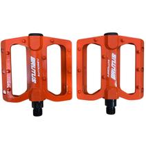 Pedal Aluminio Absolute Brutus Flat Laranja