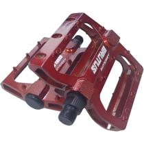 Pedal Aluminio Plataforma 9/16 Vermelho Absolute Brutus