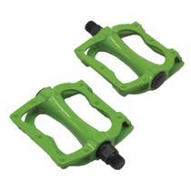 Pedal Aluminio Rontek BPED-026 Plataforma 9/16 Verde Pedal Aluminio Rontek BPED-026 Plataforma 9/16 Verde