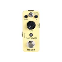 Pedal Auto Wah Mooer Funky Monkey Digital para Guitarra e Baixo 3 Modos de Pico Controles de Range Q e Rate True Bypass Som Expressivo e Compacto