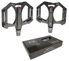 Pedal Bike Bicicleta Mpeda Mtb Rolamento Rosca Grossa Cinza