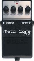 Pedal Boss Ml-2 Metal Core Distorção Para Guitarra High Gain