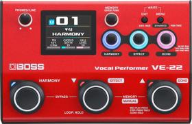 Pedal Boss VE-22 Processador Multiefeitos Voz
