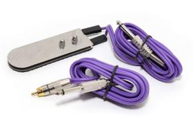 Pedal + Cabo Rca De Silicone Multicores Tattoo Tatuagem