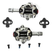 Pedal Clip Absolute Rolamentos Selados Bike Mtb Com Tacos