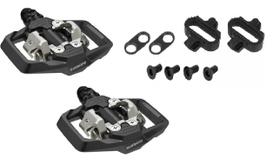 Pedal Clip Shimano Me700 Preto MTB Com Tacos Sh51