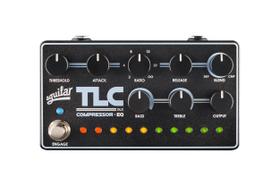 Pedal Compressor de Baixo Aguilar TLC DLX com EQ de 2 Bandas, Blend, Ratio, Ataque e Controles de Threshold