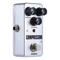 Pedal Compressor Kokko FCP2 Mini Estabilizador De Sinal Para Guitarra Deixa O Som Mais Profissional