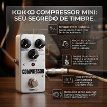 Pedal Compressor Kokko FCP2 Mini Ideal P/ Usar Com Overdrive E Distortion Pedal Compressor Kokko FCP2 Mini Ideal P/ Usar Com Overdrive E Distortion