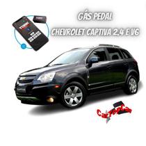 Pedal de Aceleração Torkone para Chevrolet Captiva 2.4 e V6 (Todos) com Chip de Pedal