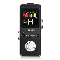 Pedal de afinador de guitarra LEKATO Chromatic com True Bypass para guitarra Pedal de afinador de guitarra LEKATO Chromatic com True Bypass para guitarra