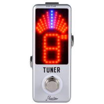 Pedal de Afinador de Guitarra Rowin Lt-910 Tuner Compativel Baixo Violao Cromático Efeito Pedal LED