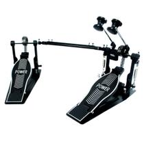 Pedal de bumbo duplo robusto - turbo power