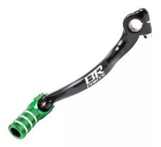 Pedal De Cambio Br Parts Kxf 250 04/05 + Rmz 250 04/06 - Preto/Verde Pedal De Cambio Br Parts Kxf 250 04/05 + Rmz 250 04/06 - Preto/Verde