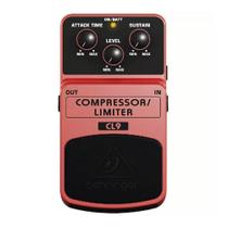 Pedal de compressor Behringer Cl9 Limiter para guitarra vermelho Pedal de compressor Behringer Cl9 Limiter para guitarra vermelho