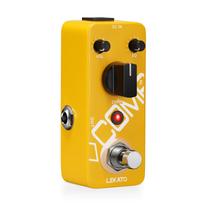 Pedal de compressor LEKATO Yellow Comp Mini para guitarra e baixo