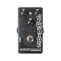 Pedal de distorção Catalinbread Carbide com fonte de alimentação 9-15V