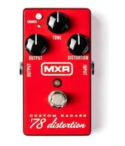 Pedal De Distorção Mxr Custom Badass Distortion M78 Red Pedal De Distorção Mxr Custom Badass Distortion M78 Red