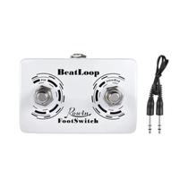Pedal De Duplo Interruptor Para Máquina De Bateria, Efeito De Loop De Batida Para Guitarra Rowin Com