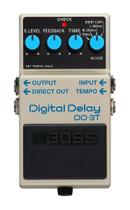 Pedal de efeito boss digital delay para guitarra dd-3t