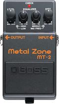 Pedal de efeito boss metal zone para guitarra mt-2