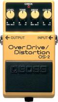 Pedal de Efeito Boss Overdrive Distortion Para Guitarra OS2