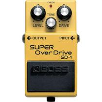 Pedal de efeito boss super overdrive para guitarra sd-1