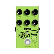 Pedal De Efeito De Delay Mvave Classic Delay Vave785 Verde