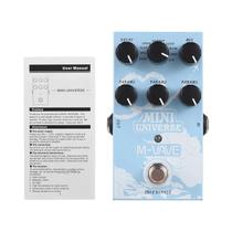 Pedal de Efeito de Guitarra M-Wave - Reverb Digital com 9 Modos