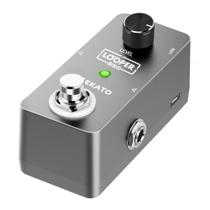 Pedal de efeito de looper de guitarra LEKATO Loop Pedal de 5 minutos de tempo de loop Pedal de efeito de looper de guitarra LEKATO Loop Pedal de 5 minutos de tempo de loop