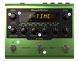 Pedal de Efeito Delay AmpliTube X-Time