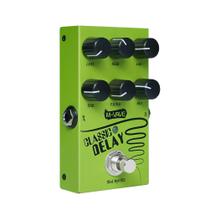 Pedal de Efeito Delay MVave Clássico para Guitarra True Bypass, Tempo de Retardo de até 600ms Pedal de Efeito Delay MVave Clássico para Guitarra True Bypass, Tempo de Retardo de até 600ms