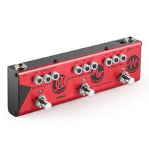 Pedal de efeito multi-guitarra Donner Alpha Force 3 em 1 com adaptador