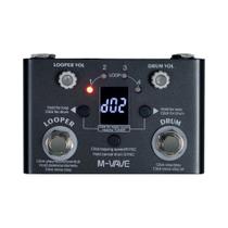Pedal De Efeito Para Guitarra Looper M-VAVE Com Gravação, Máquina De Ritmos, Loop De Frases,