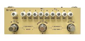 Pedal De Efeito Para Violão M-vave Cube-baby Ac Creme Pedal De Efeito Para Violão M-vave Cube-baby Ac Creme