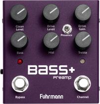 Pedal de efeito profissional para contrabaixo Bass preamp Roxo Fuhrmann