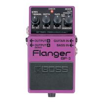 Pedal de efeitos de guitarra BOSS BF-3 Flanger com modo momentâneo Pedal de efeitos de guitarra BOSS BF-3 Flanger com modo momentâneo