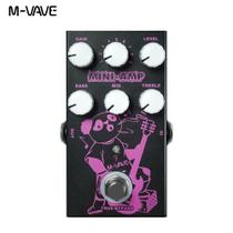 Pedal De Efeitos Para Guitarra Mvave MINIAMP 9 Efeitos Amplificadores, Equalizador de 3 Bandas e True Bypass